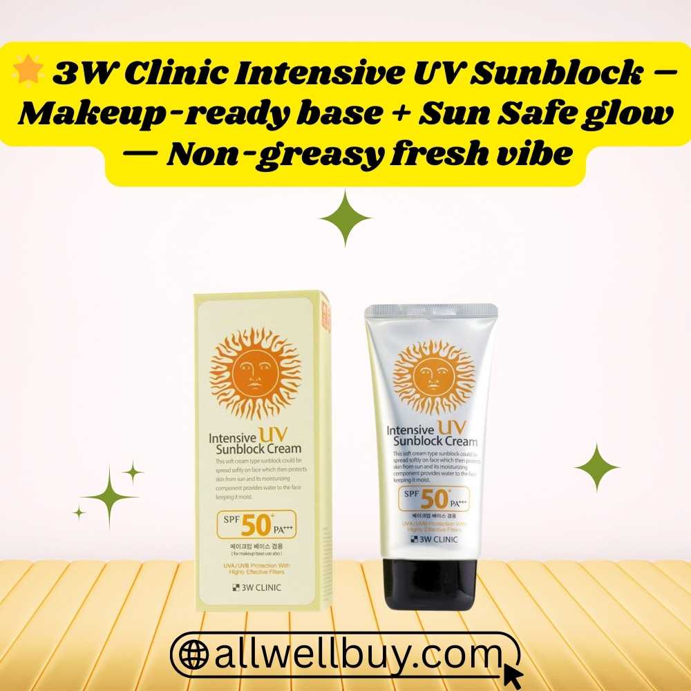 3W Clinic Matte Finish Sunscreen SPF50 Cream Price in Bangladesh