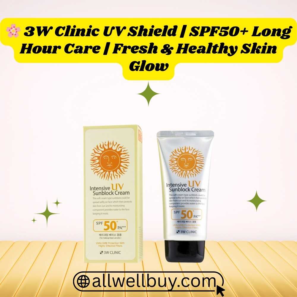 3W Clinic Sun Lotion PA+++ | Original Korean SPF Cream BD