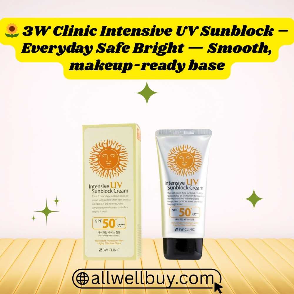 3W Clinic Sunblock 70ml Ingredients Original vs Fake | All Well Buy