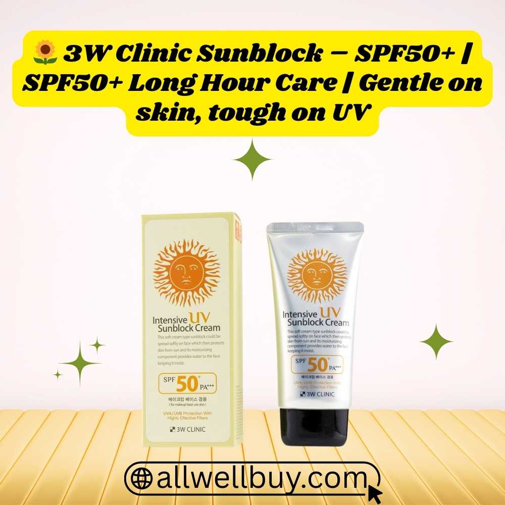 3W Clinic Sunblock Hydration Boost Cream BD