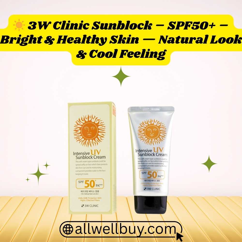 3W Clinic Sunscreen Expiry & Batch Check Guide BD