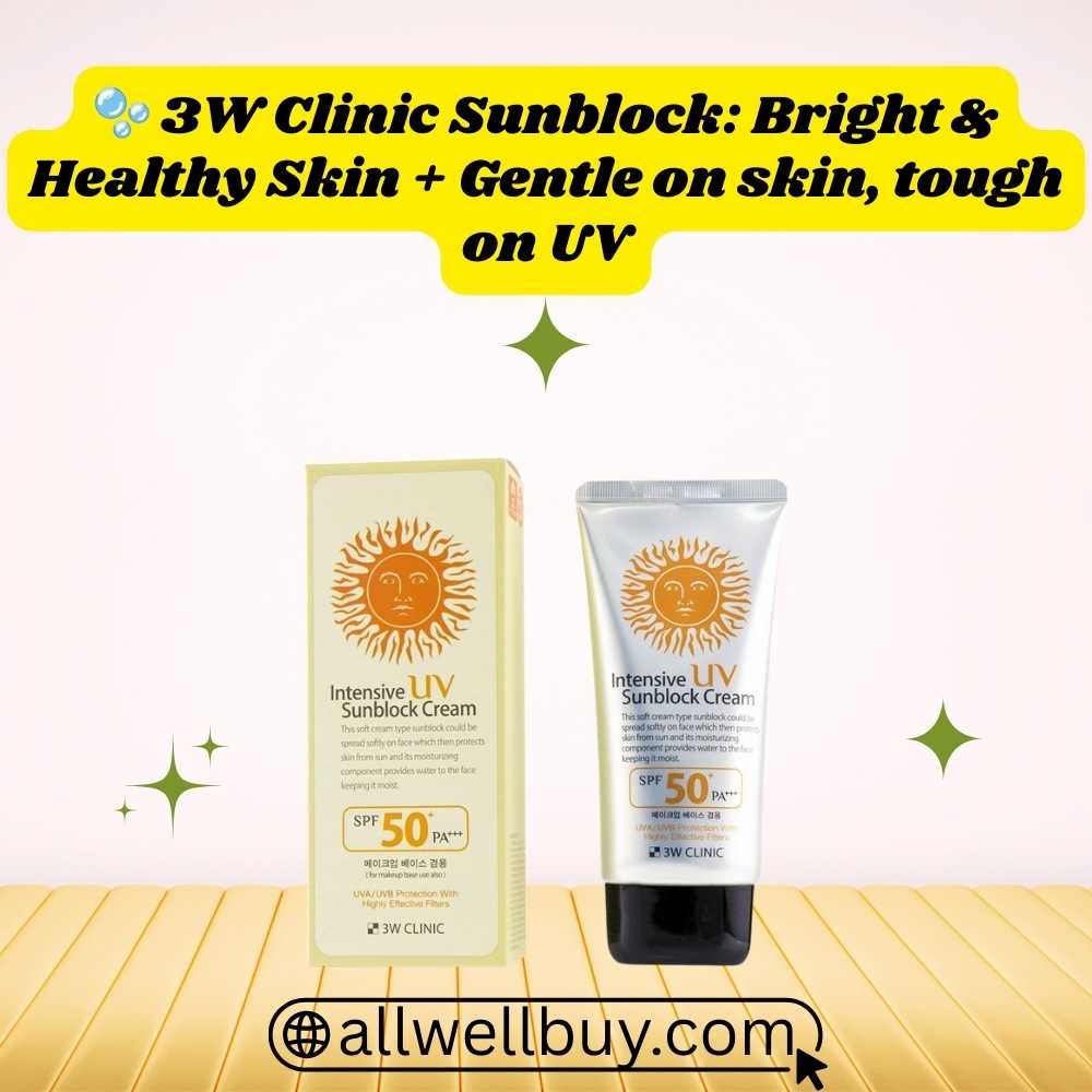 3W Clinic Sunscreen for Outdoor Sports in Bangladesh