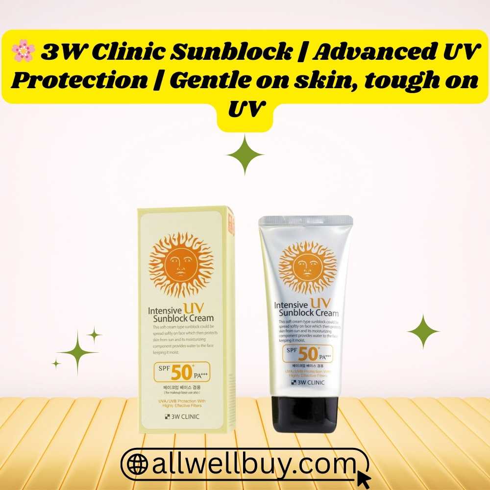 3W Clinic Sunscreen Review Bangladesh | Original Korean Sunblock SPF50+