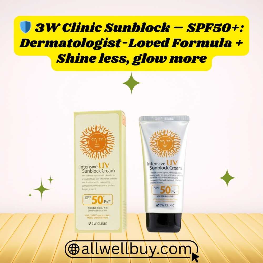 3W Clinic vs Biore UV Aqua Rich BD – Best Korean & Japanese Sunscreen Comparison