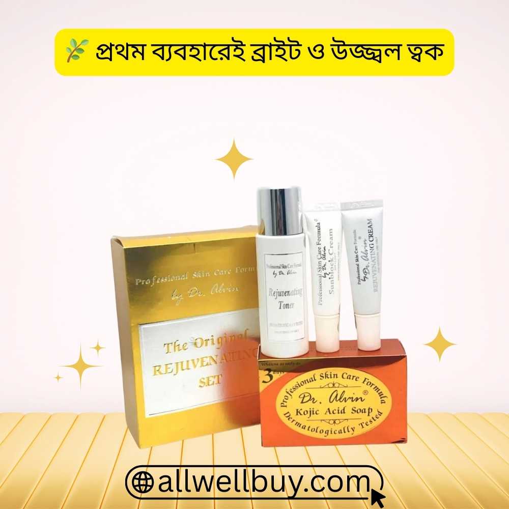 Alvin Cream – Dr Alvin Rejuvenating Set 4 in 1 BD