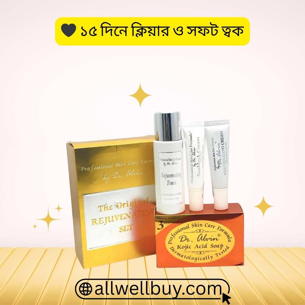 Alvin Sensitive Skin Safe | Dr Alvin Rejuvenating Set 4 in 1