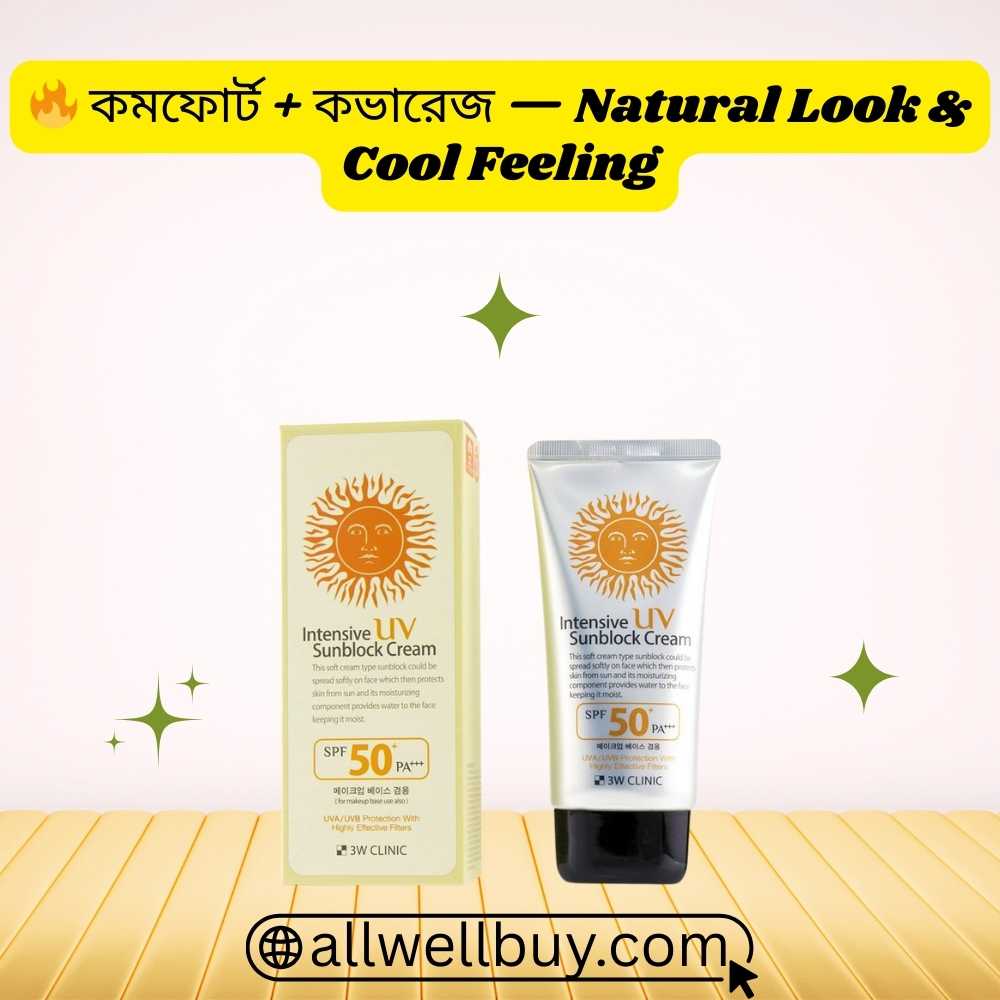 Daily Commute Sun Protection in Bangladesh | 3W Clinic SPF50+