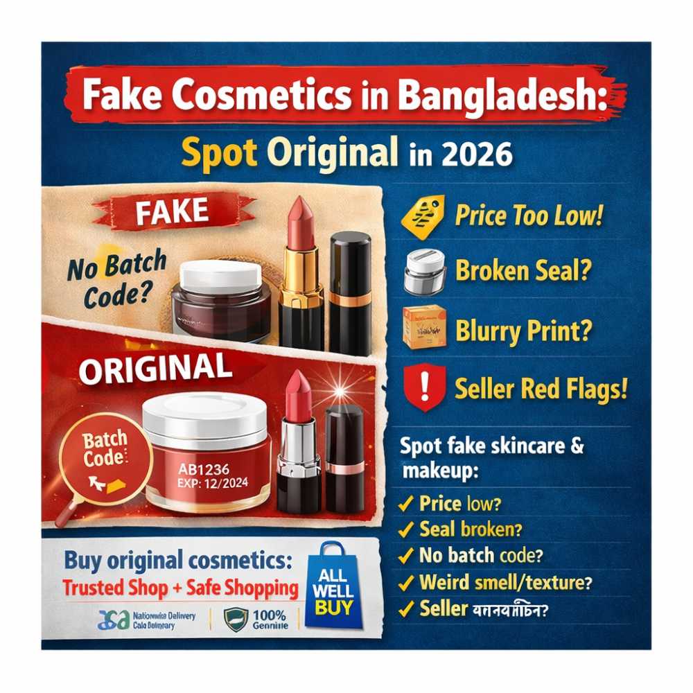 Fake Cosmetics in Bangladesh (2026): Spot Original Fast