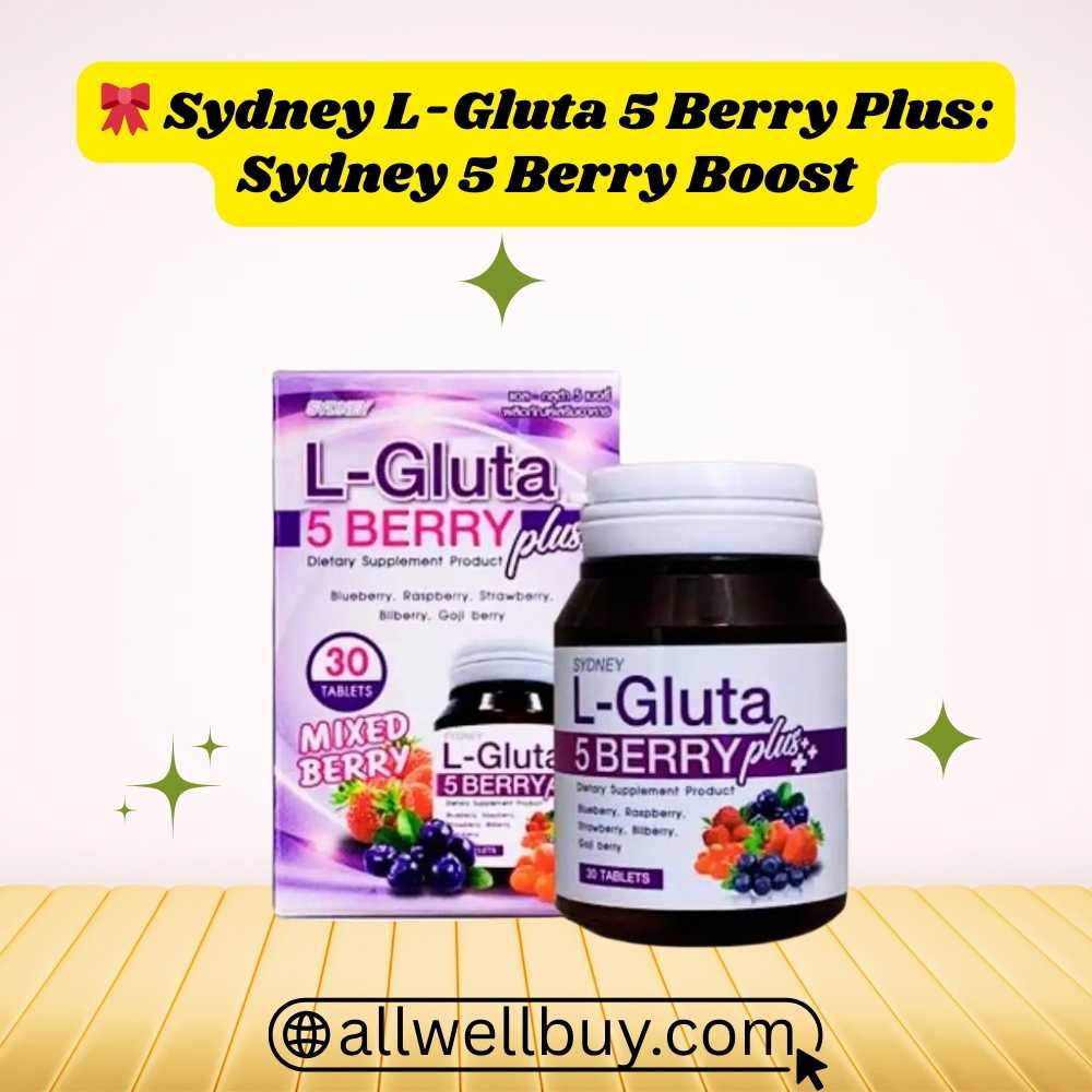 Gluta Whitening Vitamins Sydney L-Gluta 5 Berry – Buy BD