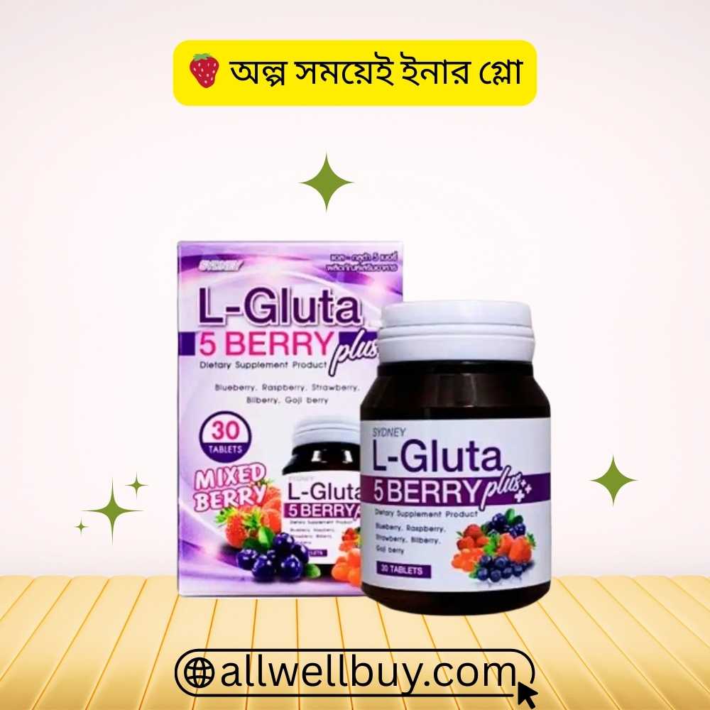 Glutathione BD – Sydney L-Gluta 5 Berry Plus Whitening Tablets