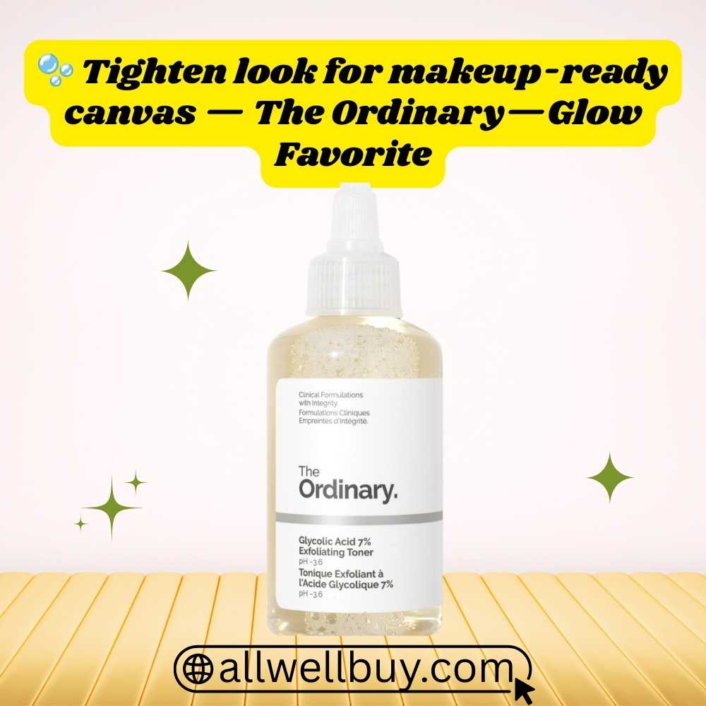 Glycolic Acid Toner Safe for Sensitive Skin | The Ordinary