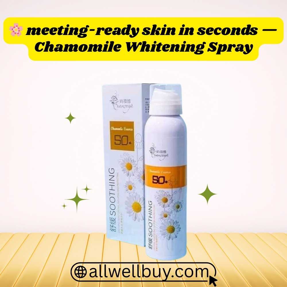 Heat & Humidity Proof Sunscreen Spray – Chamomile Whitening