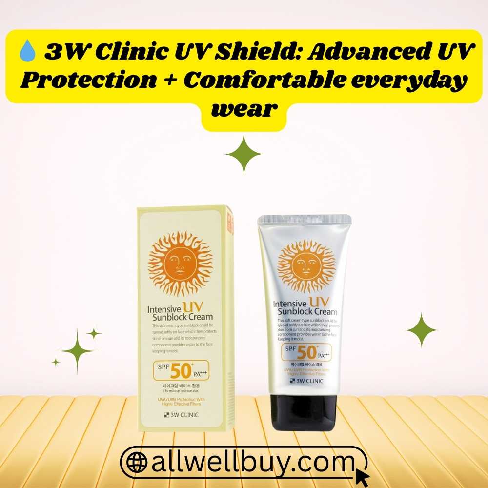 How to check original 3W Clinic Sunblock in BD – 3W Clinic Intensive UV Sunblock Cream