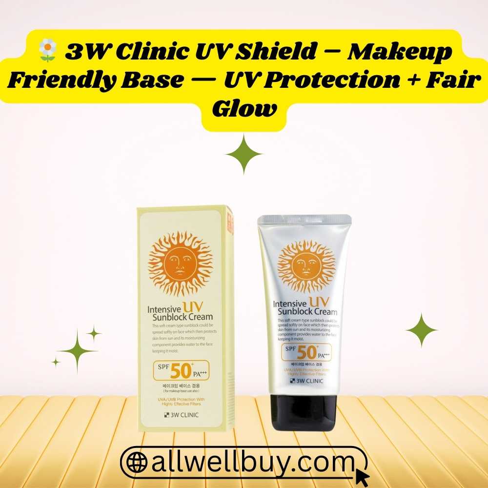 Sweat-Proof Sunscreen for Outdoor Jobs BD – 3W Clinic SPF50+