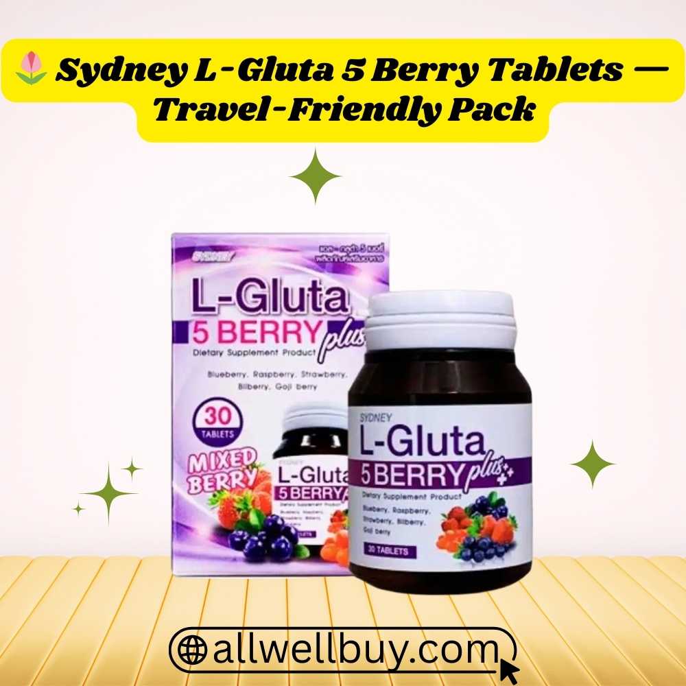 Sydney L-Gluta 30 Tablets এর কাজ কি – বিস্তারিত রিভিউ BD