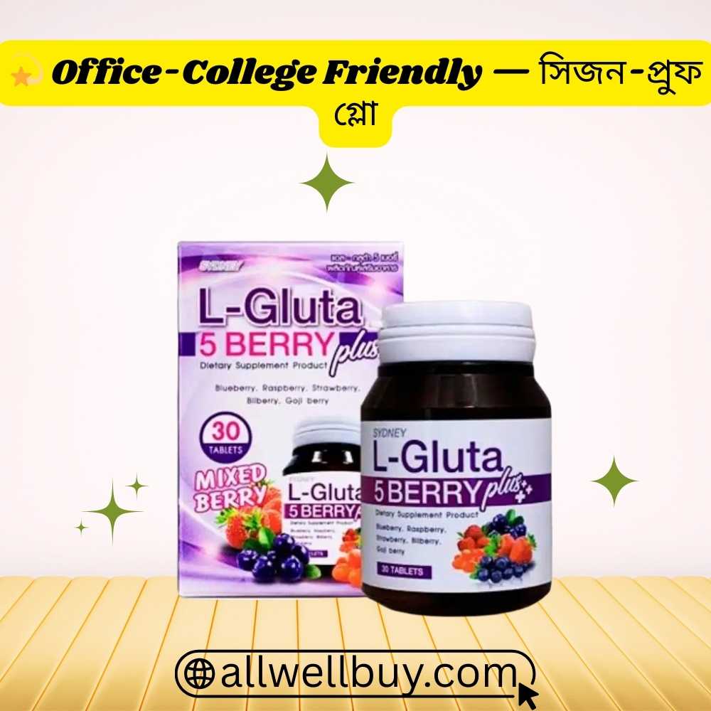 Sydney L-Gluta 5 Berry Plus Dosage Chart BD