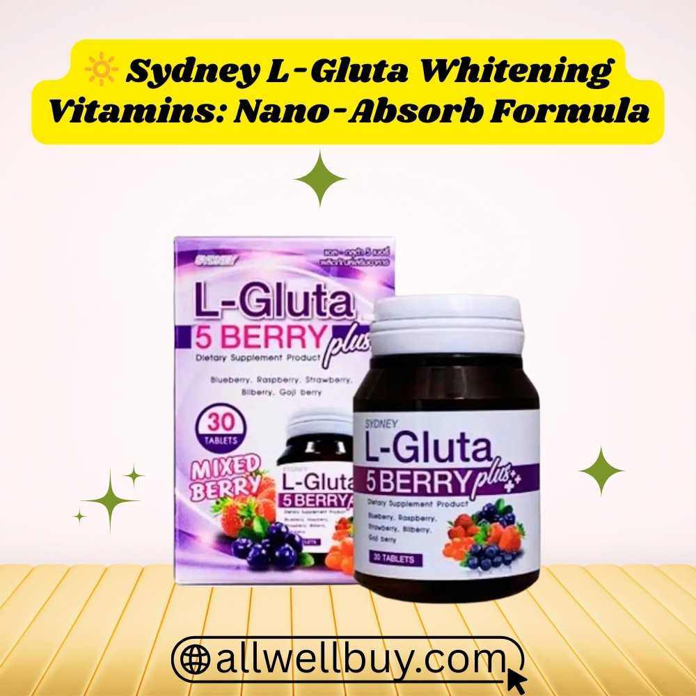 Sydney L-Gluta 5 Berry Plus Safe Usage Guide BD