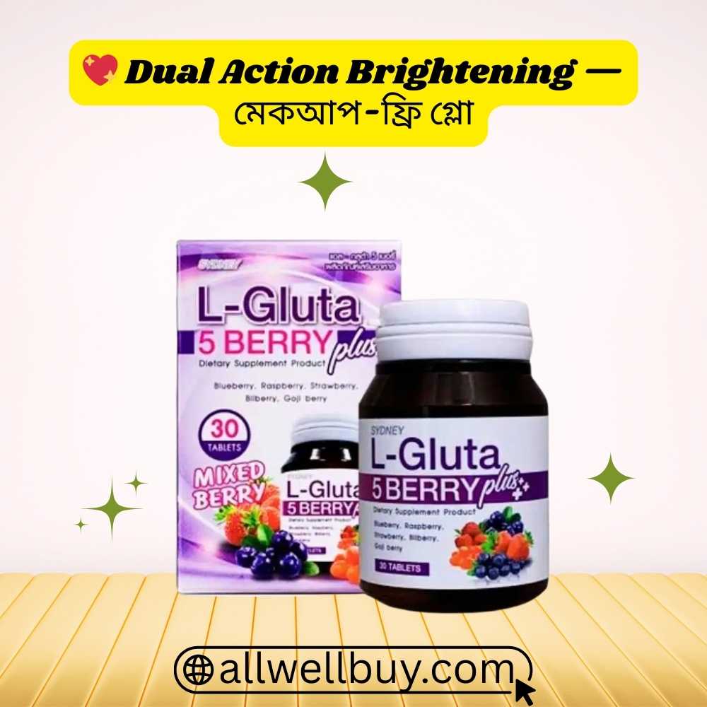 Sydney L-Gluta 5 Berry Shajgoj – Whitening Vitamins BD