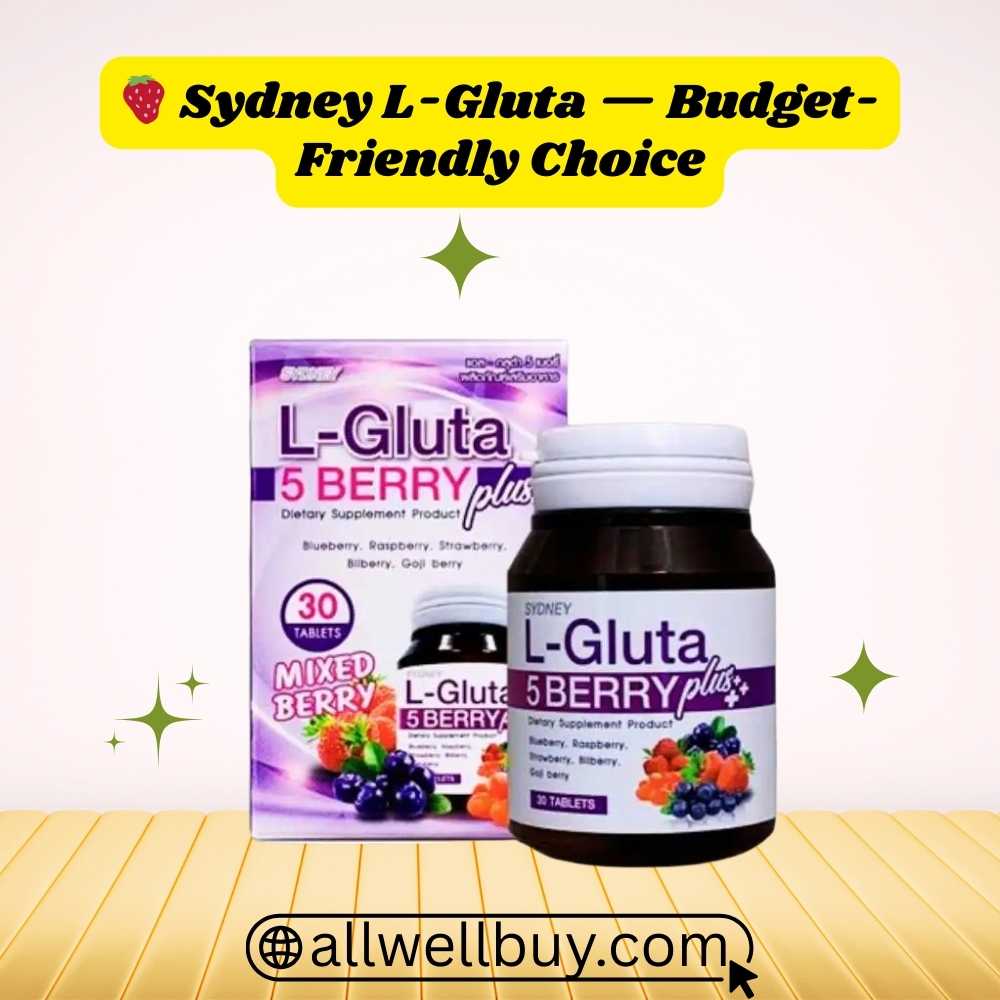 Sydney L-Gluta Original Seal – Authentic Whitening Tablets BD