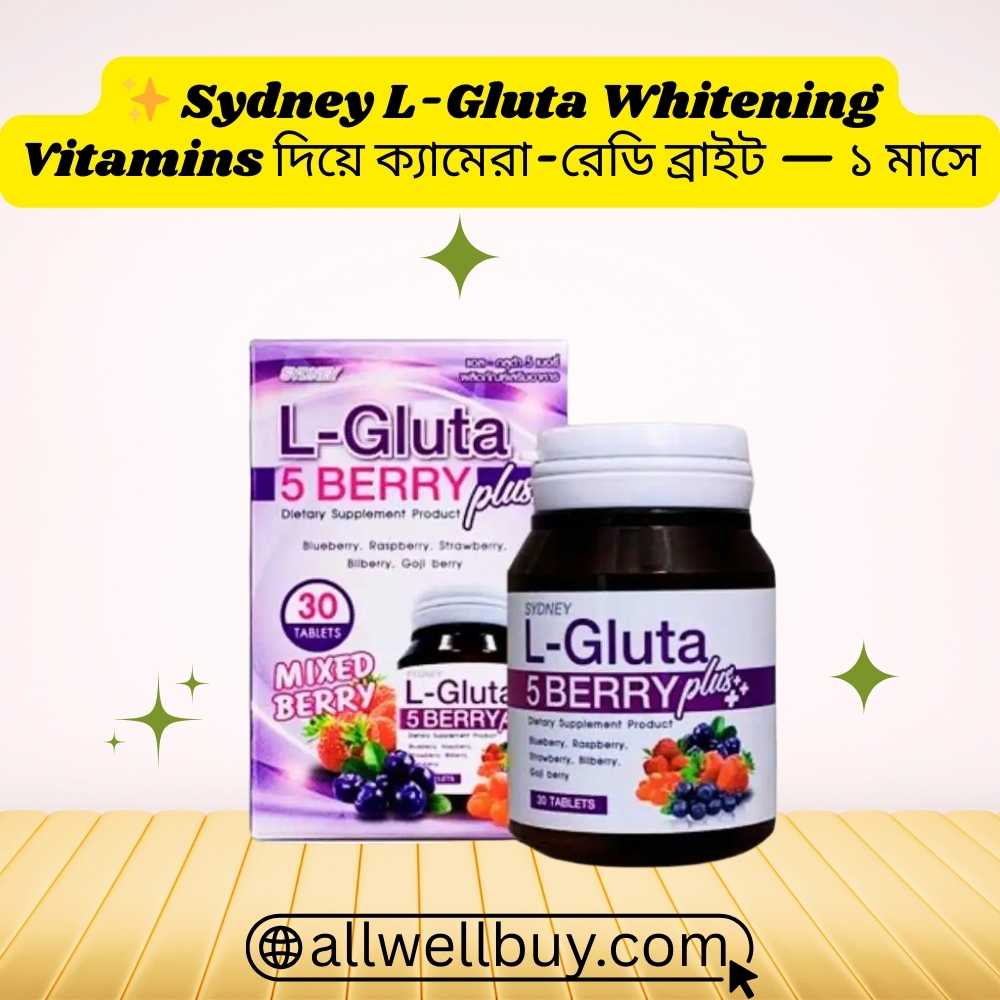 Sydney L-Gluta with Vitamin C Whitening Tablets