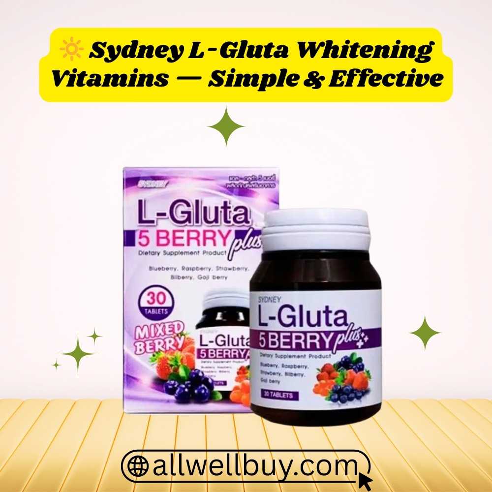 Sydney Vitamins – 5 Berry Plus Whitening Tablets in BD