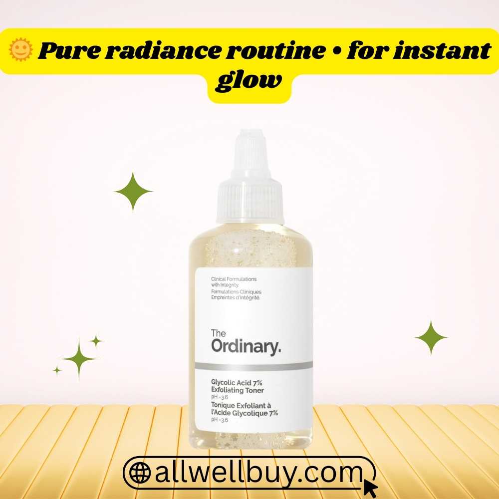 Texture Smoothing Routine with Glycolic Toner