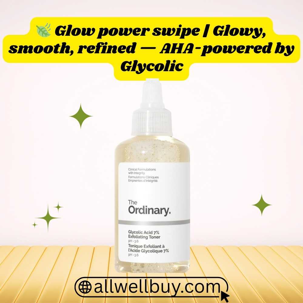 The Ordinary Glycolic Acid Toner Before & After BD