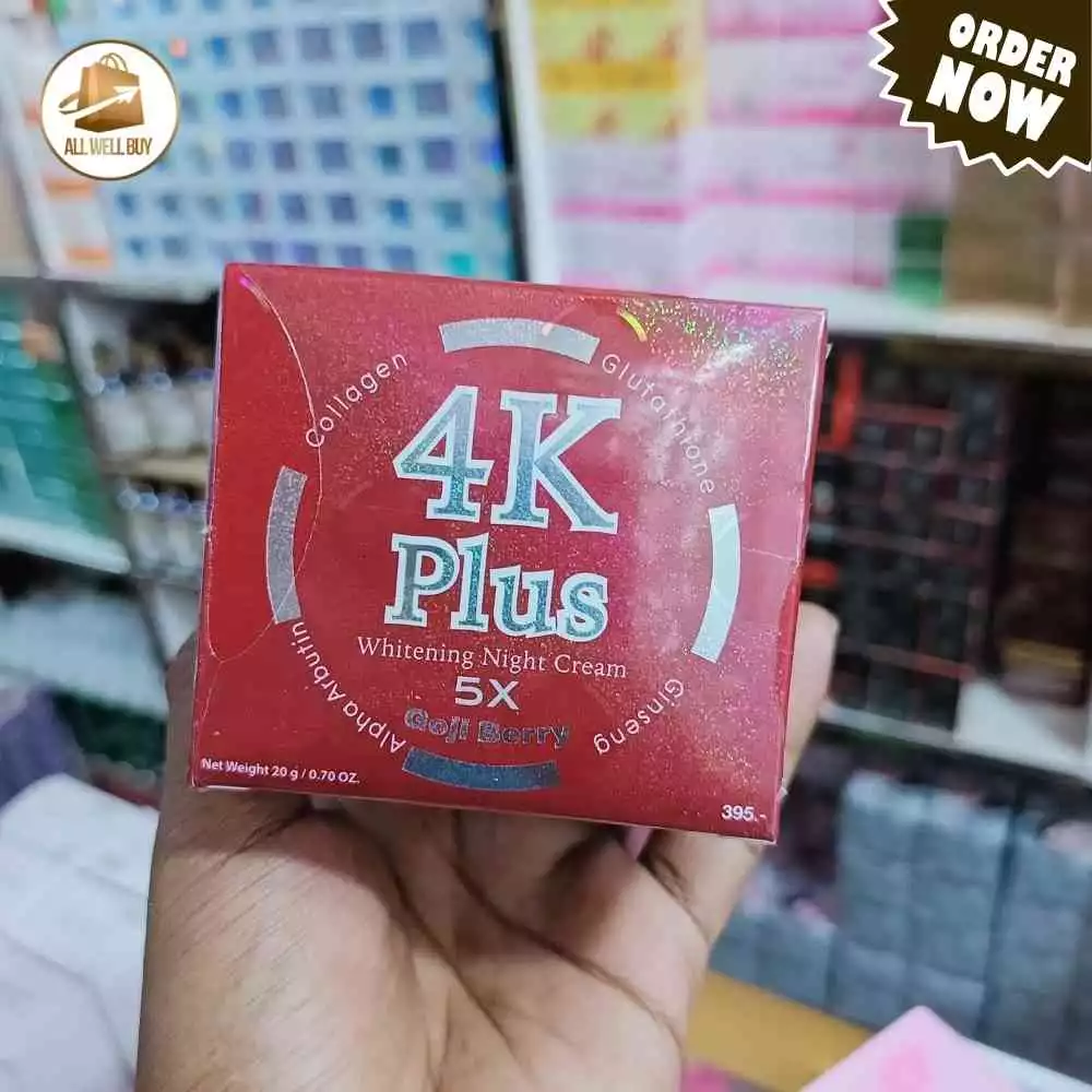 4k Plus Goji Berry Cream, Whitening Night Cream Red- 20g