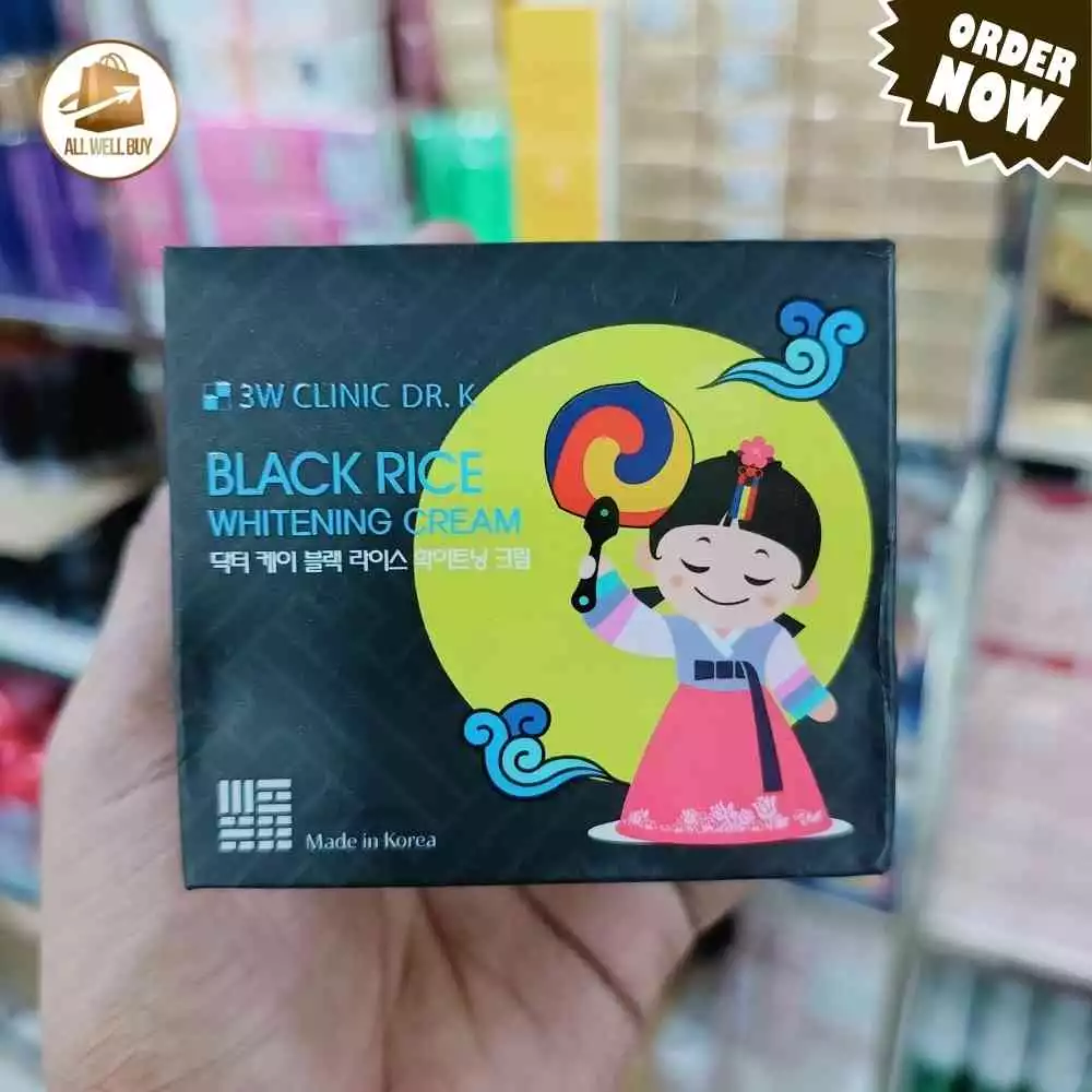 3W Clinic Dr K Black Rice Whitening Cream