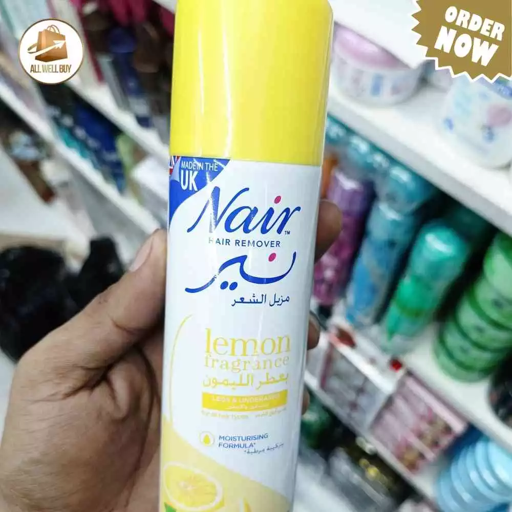 Nair Hair Removal Spray Lemon Fragrance (UK) - 200ml