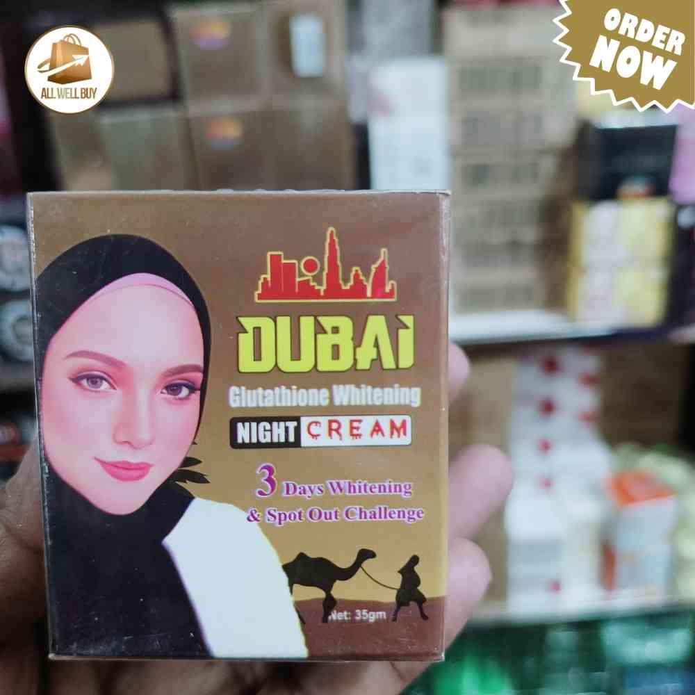 dubai glutathione whitening night cream DUBAI Glutathione Whitening Night Cream