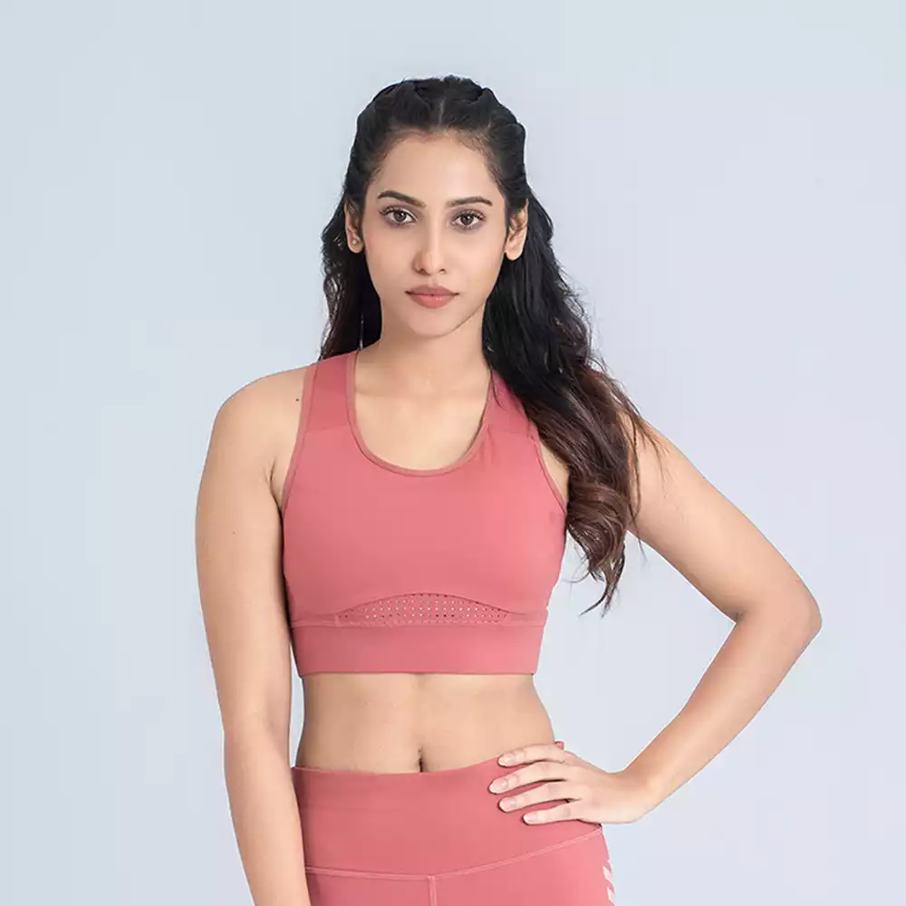 Turaag Active Vitality Sports Bra - Mauvewood Red