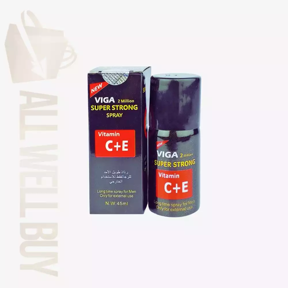 Viga 2 Million Delay Spray with Vitamin C+E – Long Time Spray for Men – 45ml