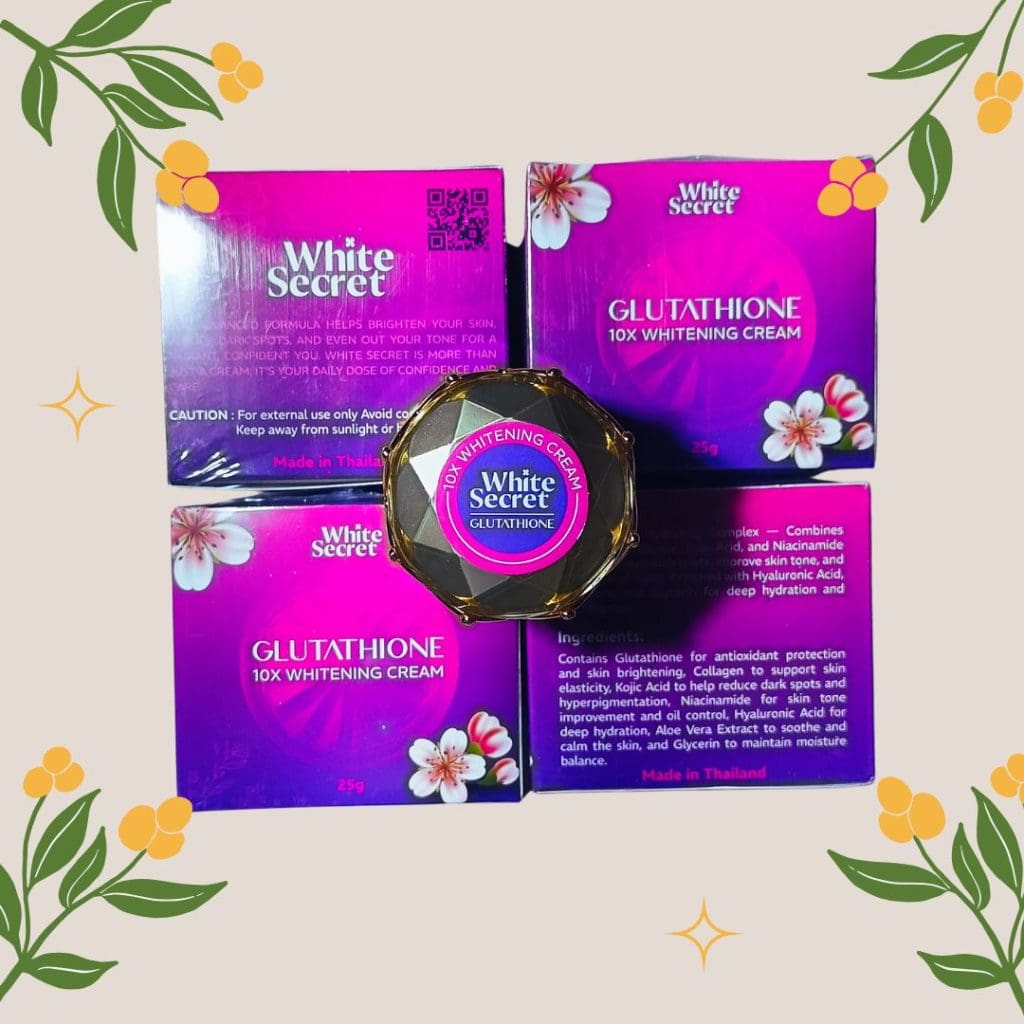 Whitesecret (White Secret) Glutathione 10X Whitening Night Cream 25g Price in Bangladesh | Original