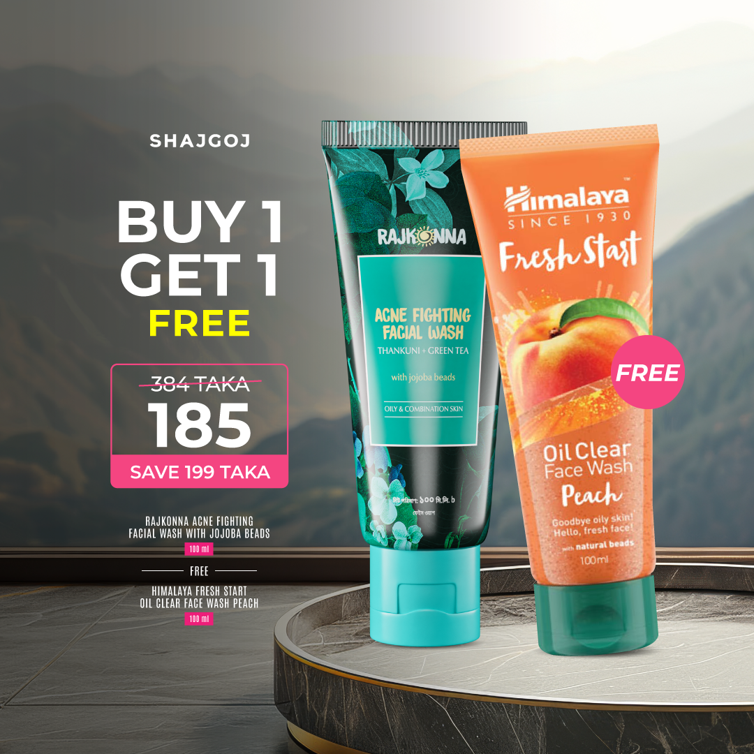 Buy Rajkonna Acne Fighting Facial Wash and Get Himalaya Face Wash Peach Free