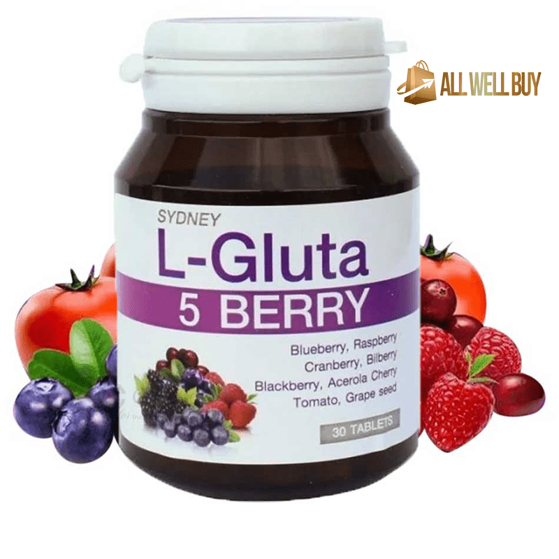 Sydney L-Gluta 5 Berry Plus Whitening Vitamins – 30 Tablets