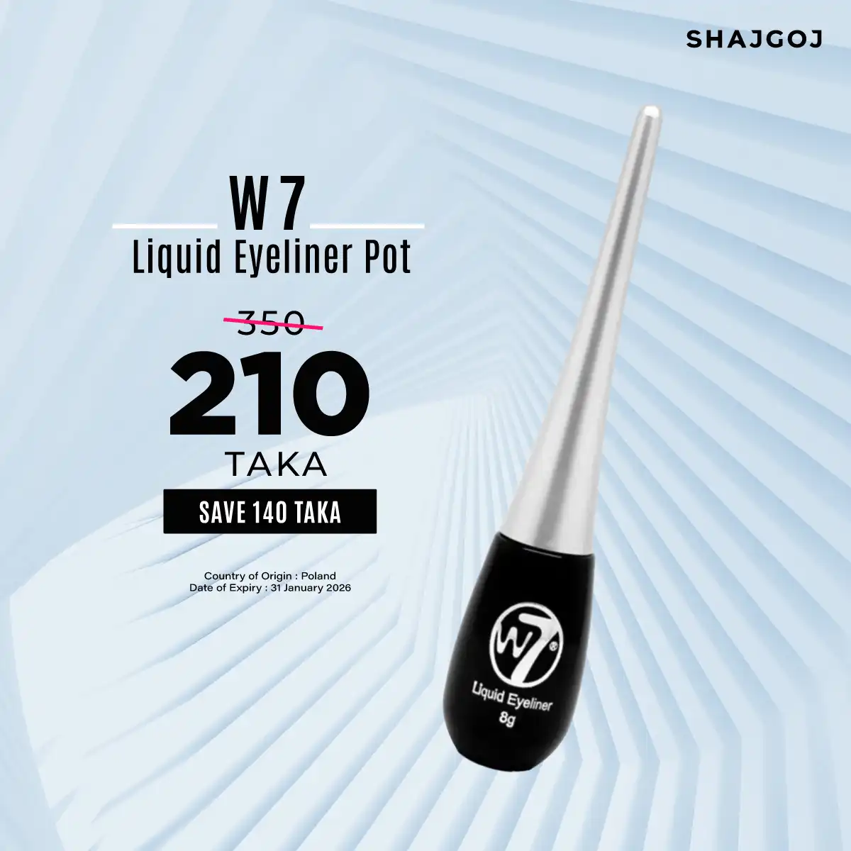 W7 Liquid Eyeliner Pot