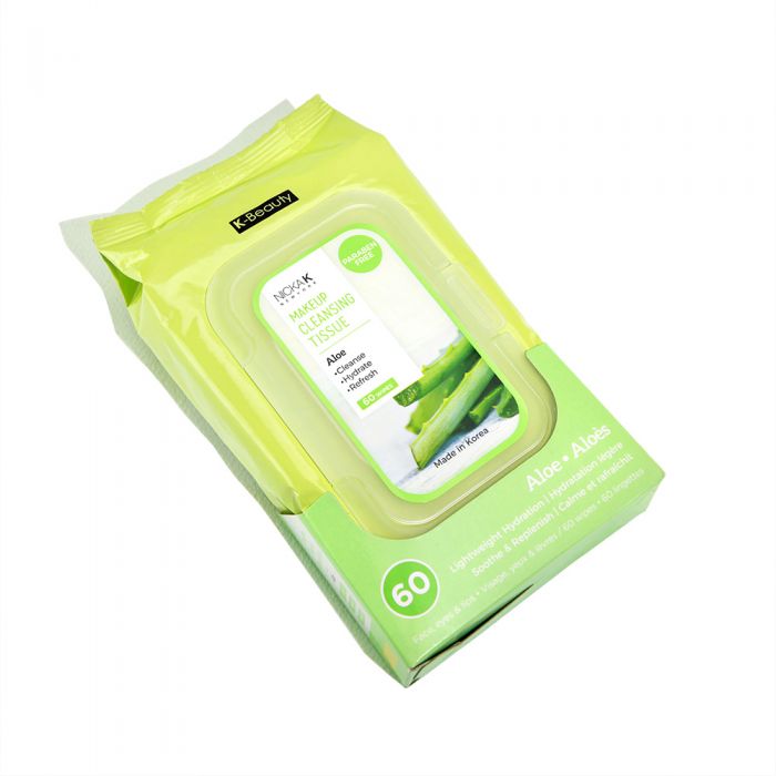 K Beauty Makeup Cleansing Tissue Aloe (60 Wipes)