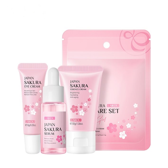 Laikou Sakura Skin & Eye Care Set (3Pcs)