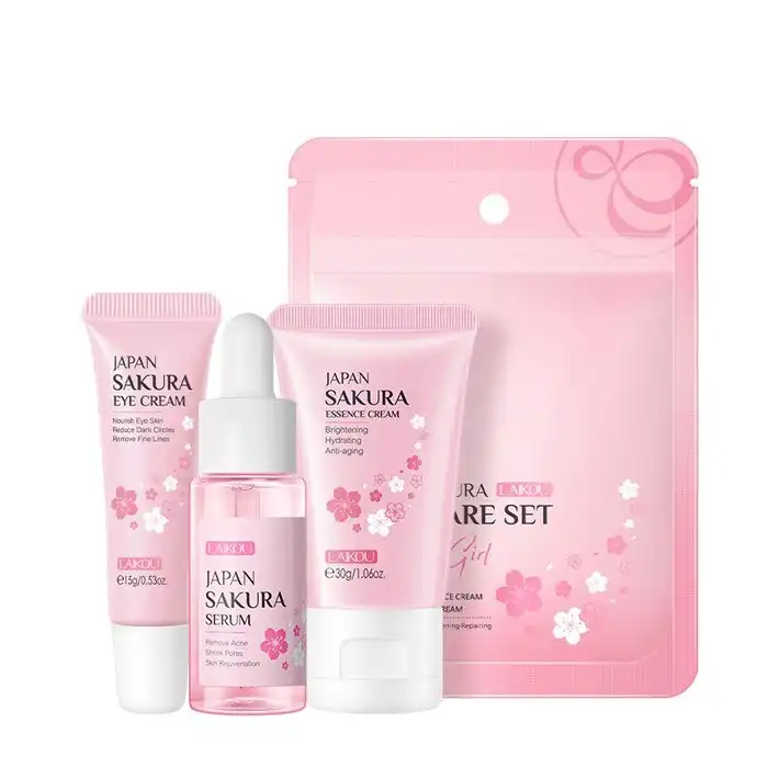 Laikou Sakura Skin & Eye Care Set (3Pcs) price in Bangladesh