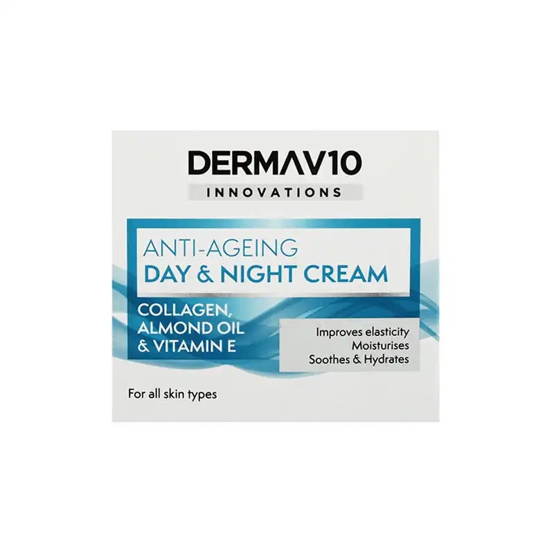 Dermav10 Innovations Anti-Ageing Day & Night Cream Collagen