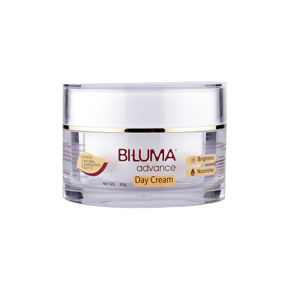 Biluma Advance Skin Brightening Day Cream For Even Skin Tone, Blended With Vitamin E & Natural Ingredients For Dark Spots