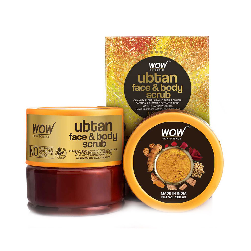 Wow Skin Science Ubtan Face & body Scrub