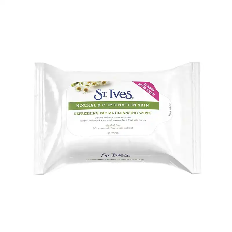 St. Ives Refreshing Facial Cleansing Wipes 35pcs