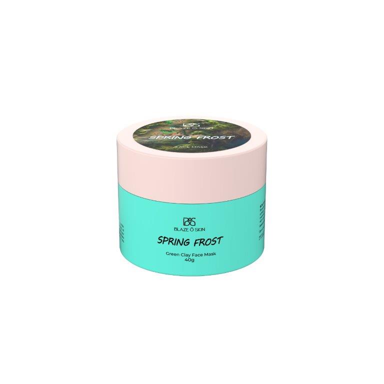 Blaze O Skin Green Clay Mask Spring Frost
