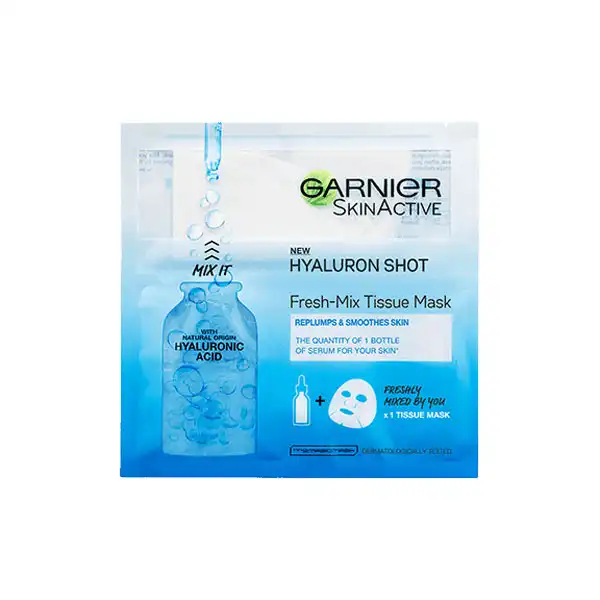 Garnier Skinactive Fresh-Mix Face Sheet Shot Mask With Hyaluronic Acid