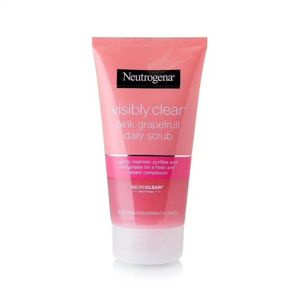 Neutrogena VISIBLY CLEAR Pink Grapefruit Daily Scrub
