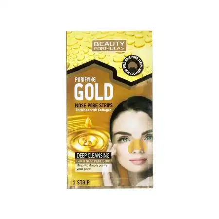 Beauty Formulas Purifying Gold Nose Pore Strips 1Strips