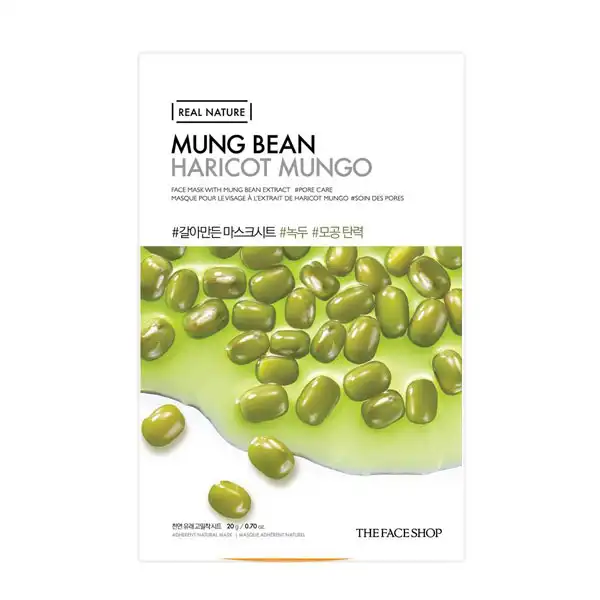 The Face Shop REAL NATURE Face Mask Mung Bean