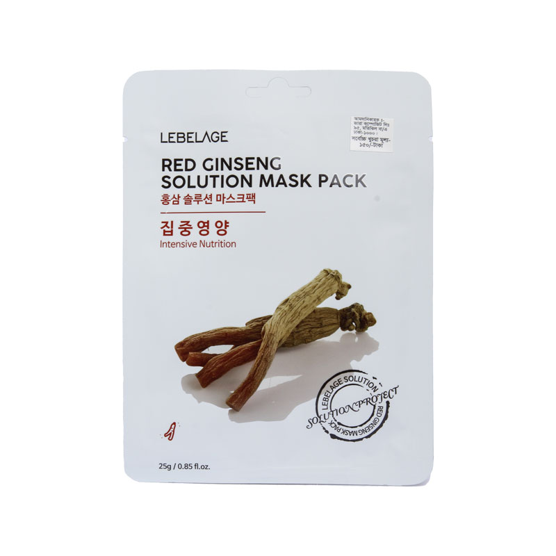 Lebelage Red Ginseng Solution Mask Pack
